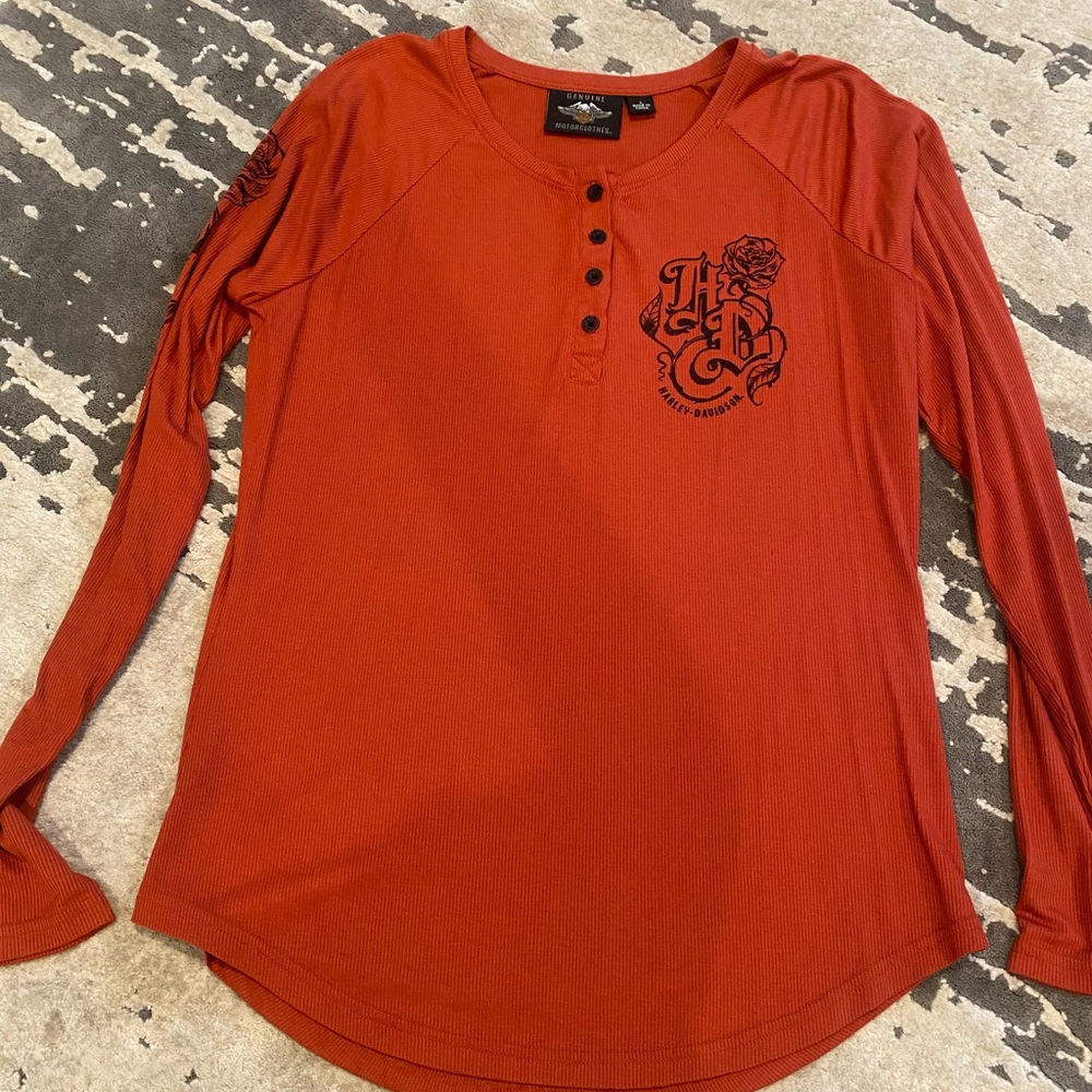 Harley Davidson ribbed shirt